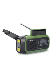 Obrázok pre Nedis RDDBCR2000GN rádio Cestovní Digitální Černá, Zelená