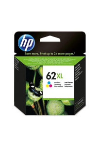 HP 62XL Tříbarevná originální inkoustová kazeta s vysokou výtěžností Obrázok pre HP 62XL Tříbarevná originální inkoustová kazeta s vysokou výtěžností