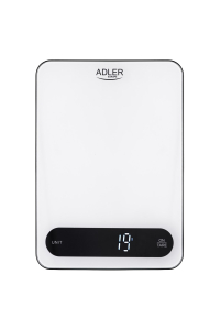 Obrázok pre Adler AD 3177wb Elektronická kuchyňská váha Bílá, Černá