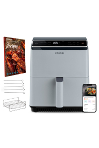 Obrázok pre Cosori Dual Blaze Samostarný 6,4 l Samostatné 1750 W Horkovzdušná fritéza Světle šedá