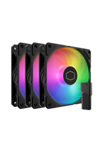 Obrázok pre Cooler Master SickleFlow Edge 120 ARGB 3-Pack Fan Kit Počítačová skříň Ventilátor 12 cm Černá 1 kusů