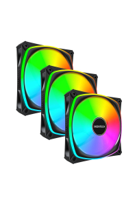 Montech RX120 PRO Počítačová skříň Ventilátor 12 cm Bílá 3 kusů Obrázok pre Montech RX120 PRO Počítačová skříň Ventilátor 12 cm Bílá 3 kusů