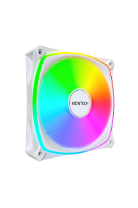 Montech AX120 PRO Počítačová skříň Ventilátor 12 cm Bílá 3 kusů Obrázok pre Montech AX120 PRO Počítačová skříň Ventilátor 12 cm Bílá 3 kusů