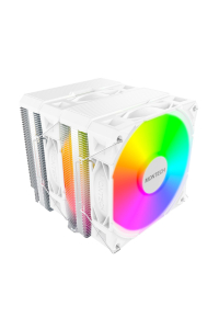Obrázok pre Montech NX600 ARGB Procesor Vzduchový chladič 12 cm Bílá 1 kusů