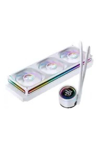 Jonsbo TH-360 AiO Wasserkühlung, ARGB, Segmentanzeige - 360mm, weiß Obrázok pre Jonsbo TH-360 AiO Wasserkühlung, ARGB, Segmentanzeige - 360mm, weiß