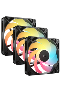 Obrázok pre Corsair RS120-R ARGB Počítačová skříň Ventilátor 12 cm Černá 3 kusů