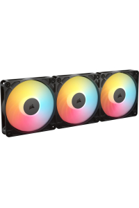 Corsair RS120-R ARGB Počítačová skříň Ventilátor 12 cm Černá 3 kusů Obrázok pre Corsair RS120-R ARGB Počítačová skříň Ventilátor 12 cm Černá 3 kusů