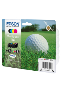 Obrázok pre Epson Golf ball Multipack 4-colours 34 DURABrite Ultra Ink