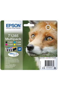 Epson Fox Multipack 4-barevná T1285 DURABrite Ultra Ink Obrázok pre Epson Fox Multipack 4-barevná T1285 DURABrite Ultra Ink