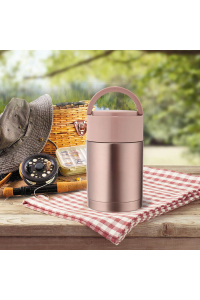 Termoska na večeři Maestro MR-1636-60 600 ml, růžová Obrázok pre Termoska na večeři Maestro MR-1636-60 600 ml, růžová