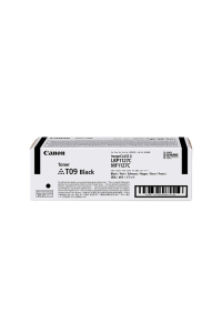 Canon TONER T09 BK tonerová náplň 1 kusů Originální Černá Obrázok pre Canon TONER T09 BK tonerová náplň 1 kusů Originální Černá