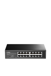 Obrázok pre Cudy 16-Port Gigabit Easy-Managed Switch, GS1016E 1.0 Řízený L2 Gigabit Ethernet (10/100/1000) Černá