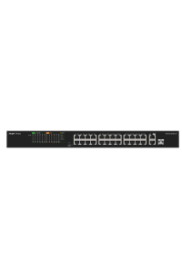 Obrázok pre Ruijie Networks RG-ES126FGS-LP síťový přepínač Nespravované L2 Fast Ethernet (10/100) Podpora napájení po Ethernetu (PoE) Černá