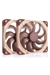 Obrázok pre Noctua NF-A14X25 G2 PWM SX2-PP Chladicí systém pro počítač Počítačová skříň Ventilátor 14 cm Béžová 2 kusů