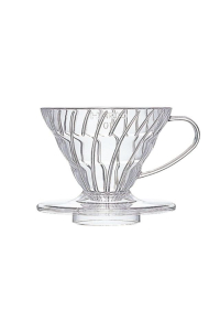 Plastový dripper V60-01 HARIO clear Obrázok pre Plastový dripper V60-01 HARIO clear