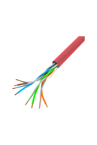 Obrázok pre LANBERG LAN UTP KABEL 100MB/S 305M DRÁT CCA ČERVENÝ