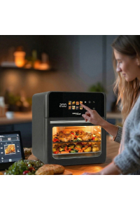 Beztuková fritéza AIR FRYER GreenBlue, výkon 1800 W, objem 10 l, 8 programů, příslušenství, časovač, GB950 Obrázok pre Beztuková fritéza AIR FRYER GreenBlue, výkon 1800 W, objem 10 l, 8 programů, příslušenství, časovač, GB950
