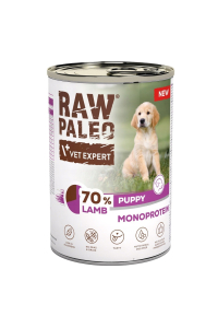 VETEXPERT Raw Paleo Mono Jehněčí štěně - vlhké krmivo pro psy - 400g Obrázok pre VETEXPERT Raw Paleo Mono Jehněčí štěně - vlhké krmivo pro psy - 400g