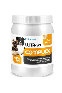 EUROWET Wita-Vet Complex - doplňky stravy pro psy - 400 tablet Obrázok pre EUROWET Wita-Vet Complex - doplňky stravy pro psy - 400 tablet