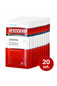 Obrázok pre EUROWET Hexoderm - šampon pro psy a kočky - 20x20ml