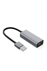 IBox IAARJ Hliníkový adaptér RJ45 na USB Typ-A 10/100/1000 Mb/s Obrázok pre IBox IAARJ Hliníkový adaptér RJ45 na USB Typ-A 10/100/1000 Mb/s