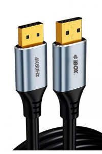 iBox ITVDP012 Kabel DisplayPort 4K 60Hz zlatý konektor 2 m Obrázok pre iBox ITVDP012 Kabel DisplayPort 4K 60Hz zlatý konektor 2 m