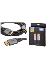 iBox ITVDP013 Kabel DisplayPort 4K 60Hz zlatý konektor 3 m Obrázok pre iBox ITVDP013 Kabel DisplayPort 4K 60Hz zlatý konektor 3 m
