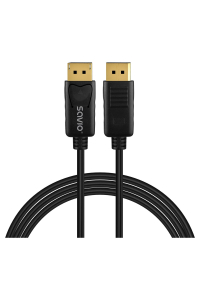 Savio CL-206 DisplayPort kabel 3 m Černá Obrázok pre Savio CL-206 DisplayPort kabel 3 m Černá