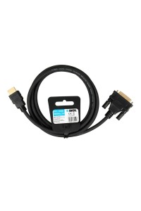 IBox ITVFHDDVI012 Kabel HDMI na DVI FullHD 1080p 2 m černý Obrázok pre IBox ITVFHDDVI012 Kabel HDMI na DVI FullHD 1080p 2 m černý