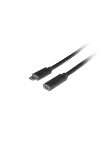 Lanberg CA-USBE-20CC-0015-BK USB kabel USB 3.2 Gen 1 (3.1 Gen 1) 1,5 m USB C Černá Obrázok pre Lanberg CA-USBE-20CC-0015-BK USB kabel USB 3.2 Gen 1 (3.1 Gen 1) 1,5 m USB C Černá