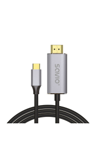 Savio USB kabel USB 3.2 Gen 2 (3.1 Gen 2) 2 m USB C USB-C/HDMI Obrázok pre Savio USB kabel USB 3.2 Gen 2 (3.1 Gen 2) 2 m USB C USB-C/HDMI