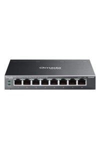 TP-Link Omada ES208GP síťový přepínač Řízený L2 Gigabit Ethernet (10/100/1000) Podpora napájení po Ethernetu (PoE) DIN rail Černá Obrázok pre TP-Link Omada ES208GP síťový přepínač Řízený L2 Gigabit Ethernet (10/100/1000) Podpora napájení po Ethernetu (PoE) DIN rail Černá