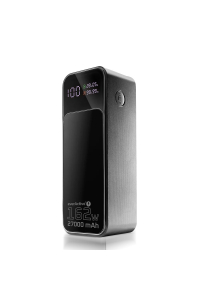 Obrázok pre Powerbank 27 000mAh, 1x USB, 2x USB-C, 162,5W, QC4+, flashlight, LCD screen, black