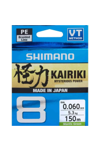 Obrázok pre Prýmek Shimano Kairiki 8 0,060mm 150m 5,3kg M. Green