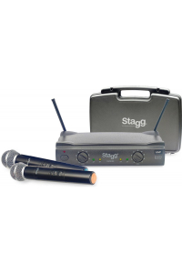 Stagg SUW 50 MM FH EU Bezdrátový systém UHF Černý Obrázok pre Stagg SUW 50 MM FH EU Bezdrátový systém UHF Černý