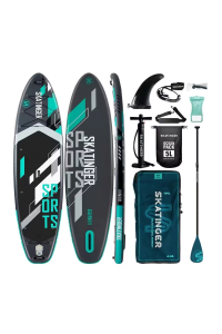 Obrázok pre SUP deska SKATINGER Grey sports 350 x 89 x 15 cm – jóga