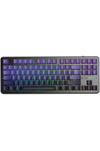 Klávesnice AULA Gasket F87 Pro Černá Fialová GrayWoodV4 RGB Obrázok pre Klávesnice AULA Gasket F87 Pro Černá Fialová GrayWoodV4 RGB