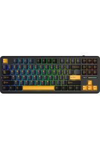 Klávesnice AULA Gasket F87 Thunder Black GrayWood RGB Obrázok pre Klávesnice AULA Gasket F87 Thunder Black GrayWood RGB