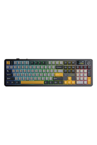 Klávesnice Gasket F108 Pro šedá+oranžová+tmavě šedá s přepínači Reaper RGB AULA Obrázok pre Klávesnice Gasket F108 Pro šedá+oranžová+tmavě šedá s přepínači Reaper RGB AULA