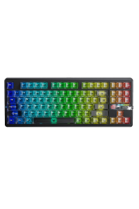 Klávesnice AULA Gasket F87 Pro V2 Black Mist Transparent Leobog X3 RGB Obrázok pre Klávesnice AULA Gasket F87 Pro V2 Black Mist Transparent Leobog X3 RGB