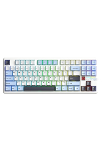 Klávesnice AULA Gasket F87 Pro V2 Glacier Blue Star Vector RGB Obrázok pre Klávesnice AULA Gasket F87 Pro V2 Glacier Blue Star Vector RGB
