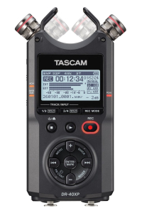 Tascam DR-40XP - přenosný čtyřkanálový digitální záznamník s audio rozhraním USB Obrázok pre Tascam DR-40XP - přenosný čtyřkanálový digitální záznamník s audio rozhraním USB
