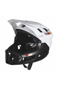 Cyklistická přilba s odnímatelnou spodní částí LEATT Helmet MTB Enduro 2.0 V23, velikost M (55–59 cm), bílá Obrázok pre Cyklistická přilba s odnímatelnou spodní částí LEATT Helmet MTB Enduro 2.0 V23, velikost M (55–59 cm), bílá