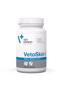 VETEXPERT VetoSkin Small breeds - doplňky stravy pro psy a kočky - 60 tablet Obrázok pre VETEXPERT VetoSkin Small breeds - doplňky stravy pro psy a kočky - 60 tablet
