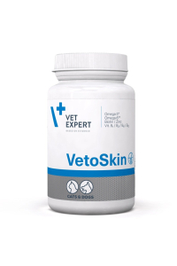 VETEXPERT VetoSkin - doplňky stravy pro psy a kočky - 60 tablet Obrázok pre VETEXPERT VetoSkin - doplňky stravy pro psy a kočky - 60 tablet