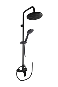 Obrázok pre SHOWER SET WITH MIXER BLACK MT COLORADO