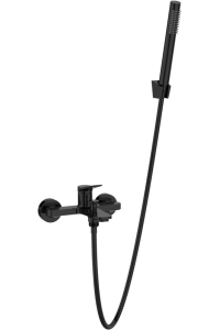 Obrázok pre BATH MIXER NESTOS WITH SHOWER SET BLACK