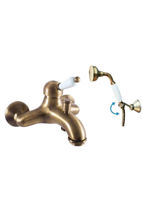 Obrázok pre BATH LEVER MIXER + ACCESSOR L554.5/2SM