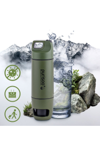 Extralink PURISOO+ BUTELKA Z SYSTEMEM FILTRUJACYM Z POMPKA 400ML FILTR UF + ACF Filtrační lahev 0,4 l Zelená, Olivový Obrázok pre Extralink PURISOO+ BUTELKA Z SYSTEMEM FILTRUJACYM Z POMPKA 400ML FILTR UF + ACF Filtrační lahev 0,4 l Zelená, Olivový