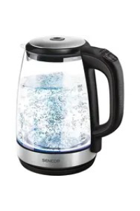 Obrázok pre Sencor SWK 2090BK elektrická konvice 2 l 2200 W Černá, Nerezová ocel, Průhledná